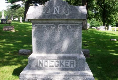 NOECKER, GUSTAVE FAMILY STONE - Winneshiek County, Iowa | GUSTAVE FAMILY STONE NOECKER 