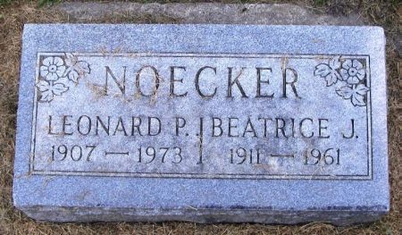 NOECKER, BEATRICE J. - Winneshiek County, Iowa | BEATRICE J. NOECKER 