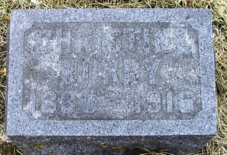 NORBY, CHRISTINE - Winneshiek County, Iowa | CHRISTINE NORBY 
