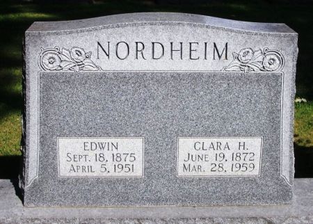 NORDHEIM, CLARA H. - Winneshiek County, Iowa | CLARA H. NORDHEIM 