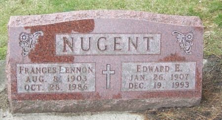 NUGENT, FRANCES - Winneshiek County, Iowa | FRANCES NUGENT 