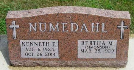SIMONSON NUMEDAHL, BERTHA MAGDALENE - Winneshiek County, Iowa | BERTHA MAGDALENE SIMONSON NUMEDAHL 