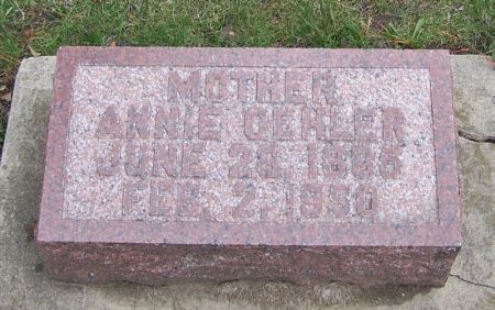 OEHLER, ANNIE - Winneshiek County, Iowa | ANNIE OEHLER 