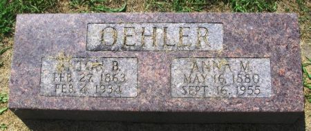 OEHLER, ANTON B. - Winneshiek County, Iowa | ANTON B. OEHLER 
