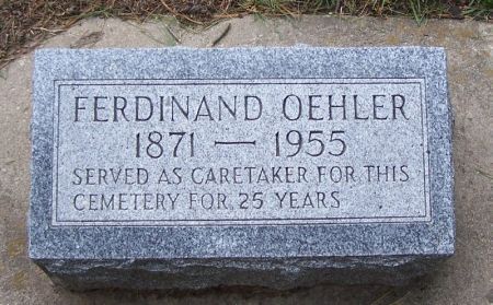 OEHLER, FERDINAND - Winneshiek County, Iowa | FERDINAND OEHLER 