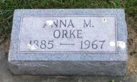 ORKE, ANNA M. - Winneshiek County, Iowa | ANNA M. ORKE 