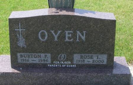 OYEN, ROSE I. - Winneshiek County, Iowa | ROSE I. OYEN 