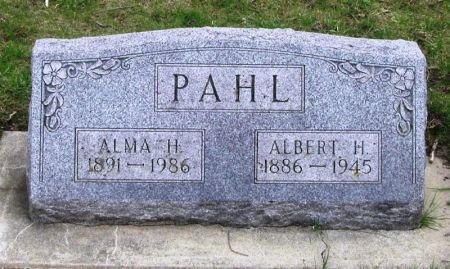 PAHL, ALBERT H. - Winneshiek County, Iowa | ALBERT H. PAHL 