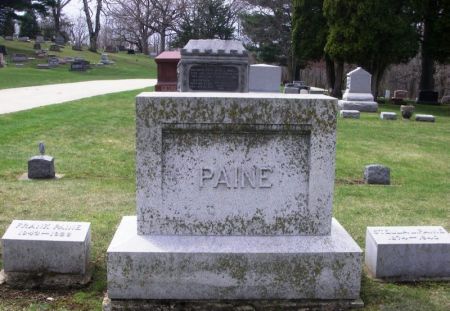 PAINE, FRANK FAMILY STONE - Winneshiek County, Iowa | FRANK FAMILY STONE PAINE 