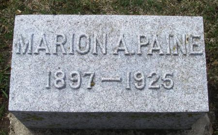 PAINE, MARION A. - Winneshiek County, Iowa | MARION A. PAINE 