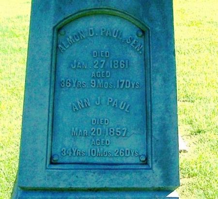 PAUL, ALMON D. SEN. - Winneshiek County, Iowa | ALMON D. SEN. PAUL 
