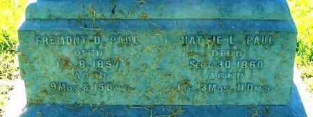 PAUL, HATTIE L. - Winneshiek County, Iowa | HATTIE L. PAUL 