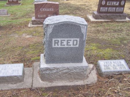 REED, DAVID E. FAMILY STONE - Winneshiek County, Iowa | DAVID E. FAMILY STONE REED 