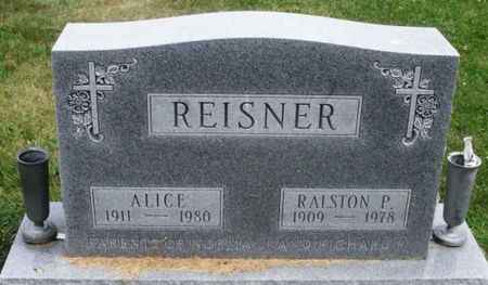 REISNER, ALICE - Winneshiek County, Iowa | ALICE REISNER 