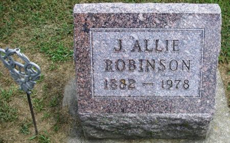 ROBINSON, J. ALLIE - Winneshiek County, Iowa | J. ALLIE ROBINSON 