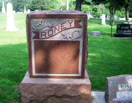 RONEY, PETER FAMILY STONE - Winneshiek County, Iowa | PETER FAMILY STONE RONEY 
