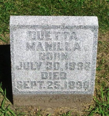 ROSENTHAL, DUETTA MANILLA - Winneshiek County, Iowa | DUETTA MANILLA ROSENTHAL 