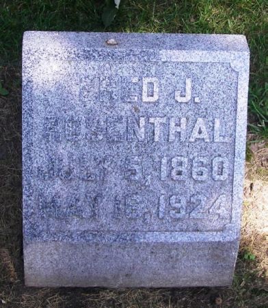 ROSENTHAL, FRED J. - Winneshiek County, Iowa | FRED J. ROSENTHAL 