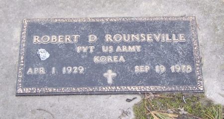 ROUNSEVILLE, ROBERT D. - Winneshiek County, Iowa | ROBERT D. ROUNSEVILLE 