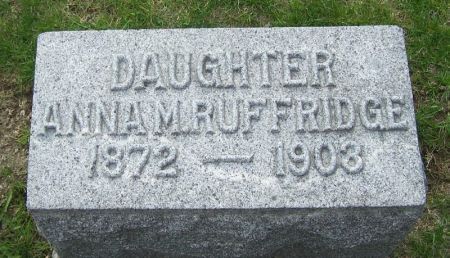RUFFRIDGE, ANNA M. - Winneshiek County, Iowa | ANNA M. RUFFRIDGE 