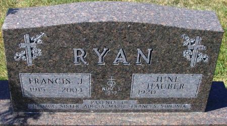 RYAN, FRANCIS J. - Winneshiek County, Iowa | FRANCIS J. RYAN 