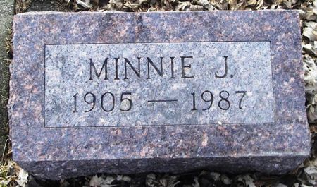 RYAN, MINNIE J. - Winneshiek County, Iowa | MINNIE J. RYAN 