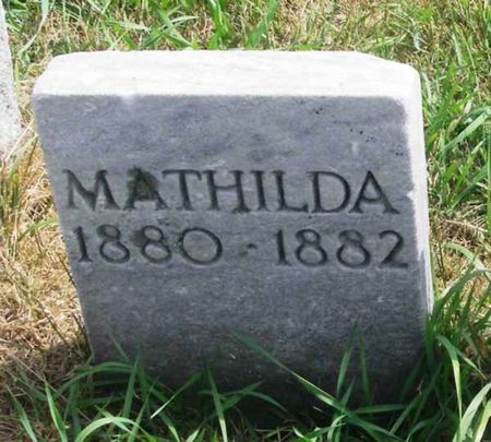 SABO, MATHILDA - Winneshiek County, Iowa | MATHILDA SABO 