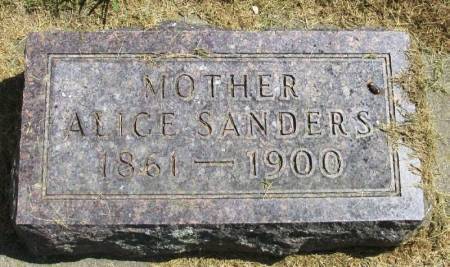 SANDERS, ALICE - Winneshiek County, Iowa | ALICE SANDERS 