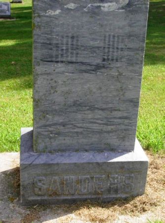 SANDERS, JOHN FAMILY STONE - Winneshiek County, Iowa | JOHN FAMILY STONE SANDERS 