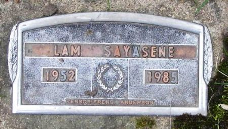 SAYASENE, LAM - Winneshiek County, Iowa | LAM SAYASENE 