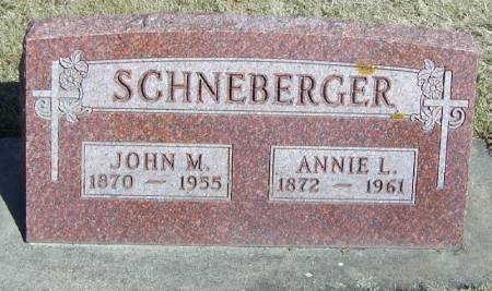 KUHN SCHNEBERGER, ANNIE L. - Winneshiek County, Iowa | ANNIE L. KUHN SCHNEBERGER 