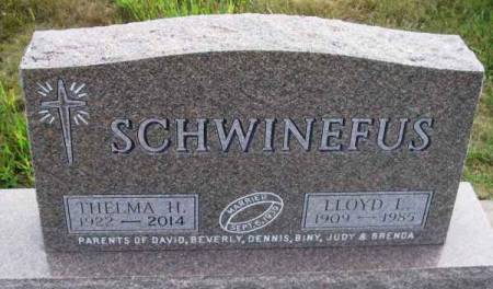 HILGERSON SCHWINEFUS, THELMA H. - Winneshiek County, Iowa | THELMA H. HILGERSON SCHWINEFUS 