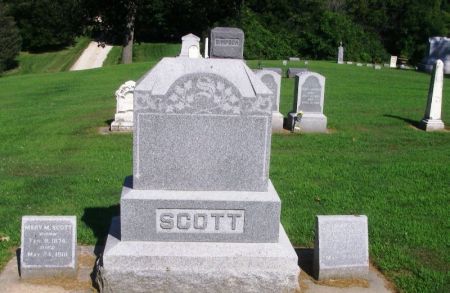 SCOTT, MARY FAMILY STONE - Winneshiek County, Iowa | MARY FAMILY STONE SCOTT 