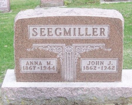 SEEGMILLER, ANNA M. - Winneshiek County, Iowa | ANNA M. SEEGMILLER 