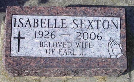 SEXTON, ISABELLE ANN - Winneshiek County, Iowa | ISABELLE ANN SEXTON 