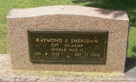 SHERIDAN, RAYMOND J. - Winneshiek County, Iowa | RAYMOND J. SHERIDAN 