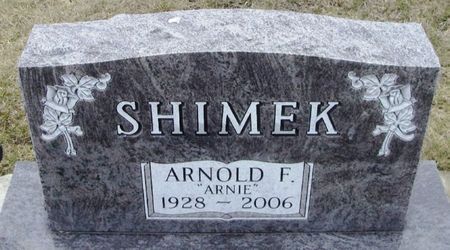 SHIMEK, ARNOLD FRANCIS - Winneshiek County, Iowa | ARNOLD FRANCIS SHIMEK 