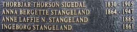 STANGELAND, INGEBORG - Winneshiek County, Iowa | INGEBORG STANGELAND 