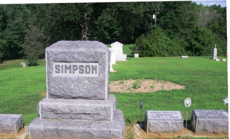 SIMPSON, JOHN H. FAMILY STONE - Winneshiek County, Iowa | JOHN H. FAMILY STONE SIMPSON 
