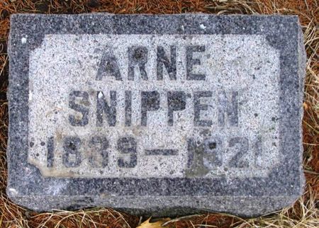SNIPPEN, ARNE - Winneshiek County, Iowa | ARNE SNIPPEN 