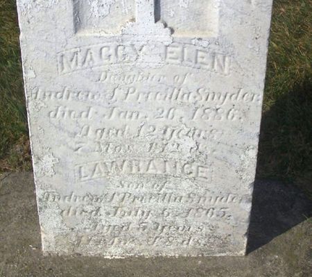 SNYDER, LAWRANCE - Winneshiek County, Iowa | LAWRANCE SNYDER 