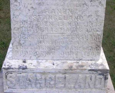 STANGELAND, GJERTRUD - Winneshiek County, Iowa | GJERTRUD STANGELAND 