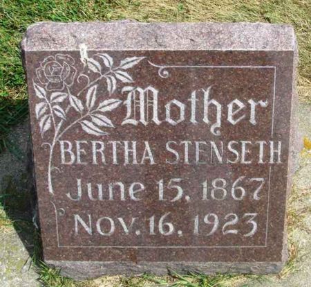 STENSETH, BERTHA - Winneshiek County, Iowa | BERTHA STENSETH 
