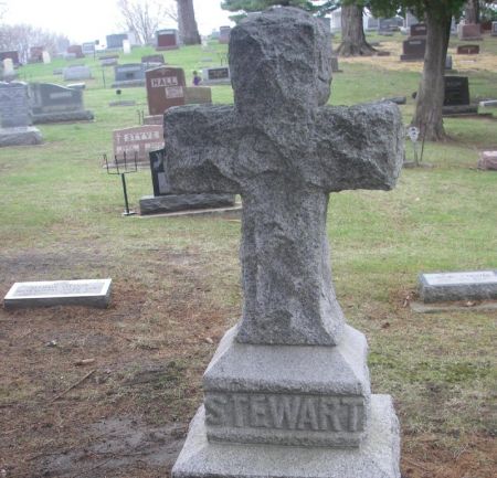 STEWART, JOHN FAMILY STONE - Winneshiek County, Iowa | JOHN FAMILY STONE STEWART 