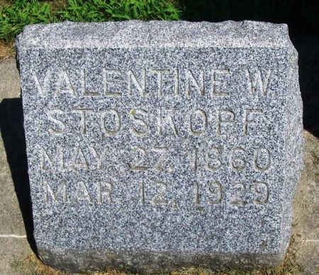 STOSKOPF, VALENTINE W. - Winneshiek County, Iowa | VALENTINE W. STOSKOPF 