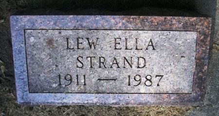 STRAND, LEW ELLA - Winneshiek County, Iowa | LEW ELLA STRAND 
