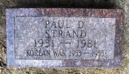 STRAND, PAUL D. - Winneshiek County, Iowa | PAUL D. STRAND 