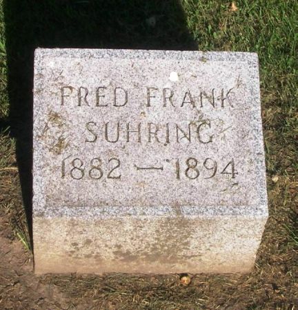 SUHRING, FRED FRANK - Winneshiek County, Iowa | FRED FRANK SUHRING 