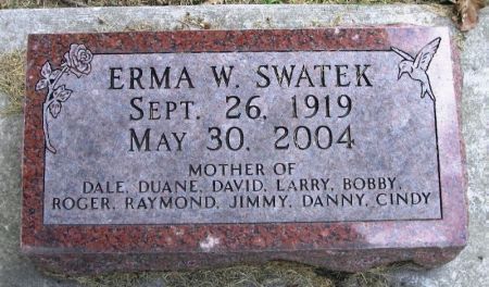 SWATEK, EMMA W. - Winneshiek County, Iowa | EMMA W. SWATEK 