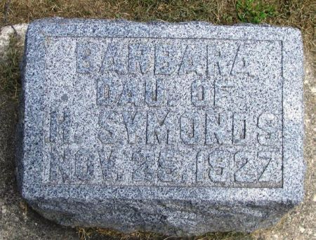 SYMONDS, BARBARA - Winneshiek County, Iowa | BARBARA SYMONDS 